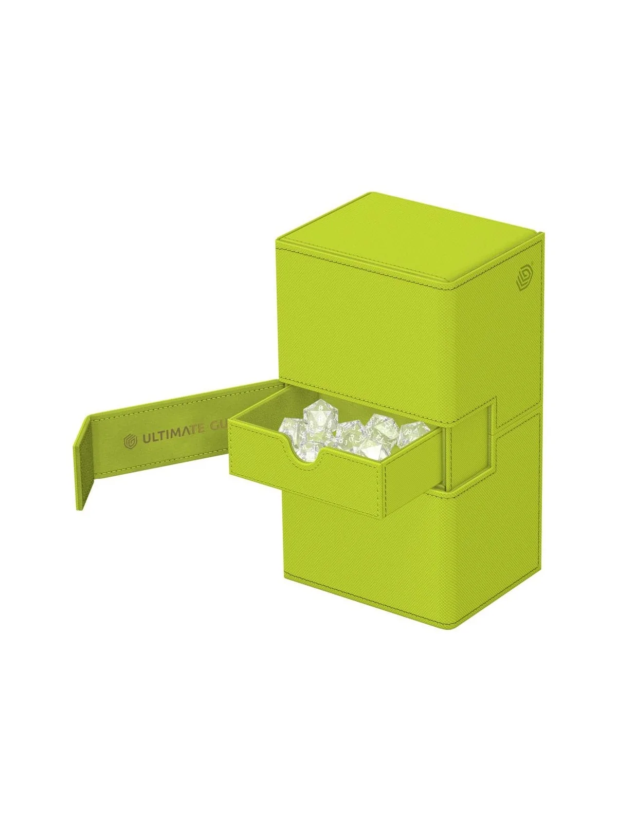 Ultimate Guard Twin Flip'n'Tray 200+ Xenoskin Summer Edition 2025 (Lime) de Ultimate Guard en Cajas para Cartas | La Cueva Roja