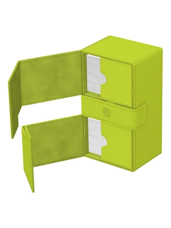 Ultimate Guard Twin Flip'n'Tray 200+ Xenoskin Summer Edition 2025 (Lime) de Ultimate Guard en Cajas para Cartas | La Cueva Roja