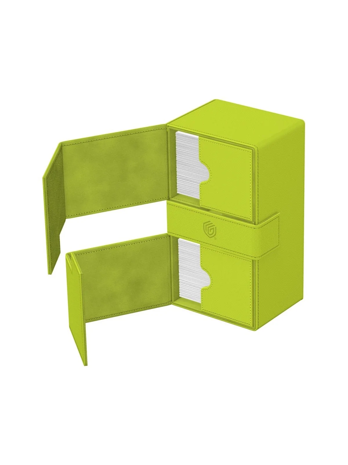 Ultimate Guard Twin Flip'n'Tray 200+ Xenoskin Summer Edition 2025 (Lime) de Ultimate Guard en Cajas para Cartas | La Cueva Roja