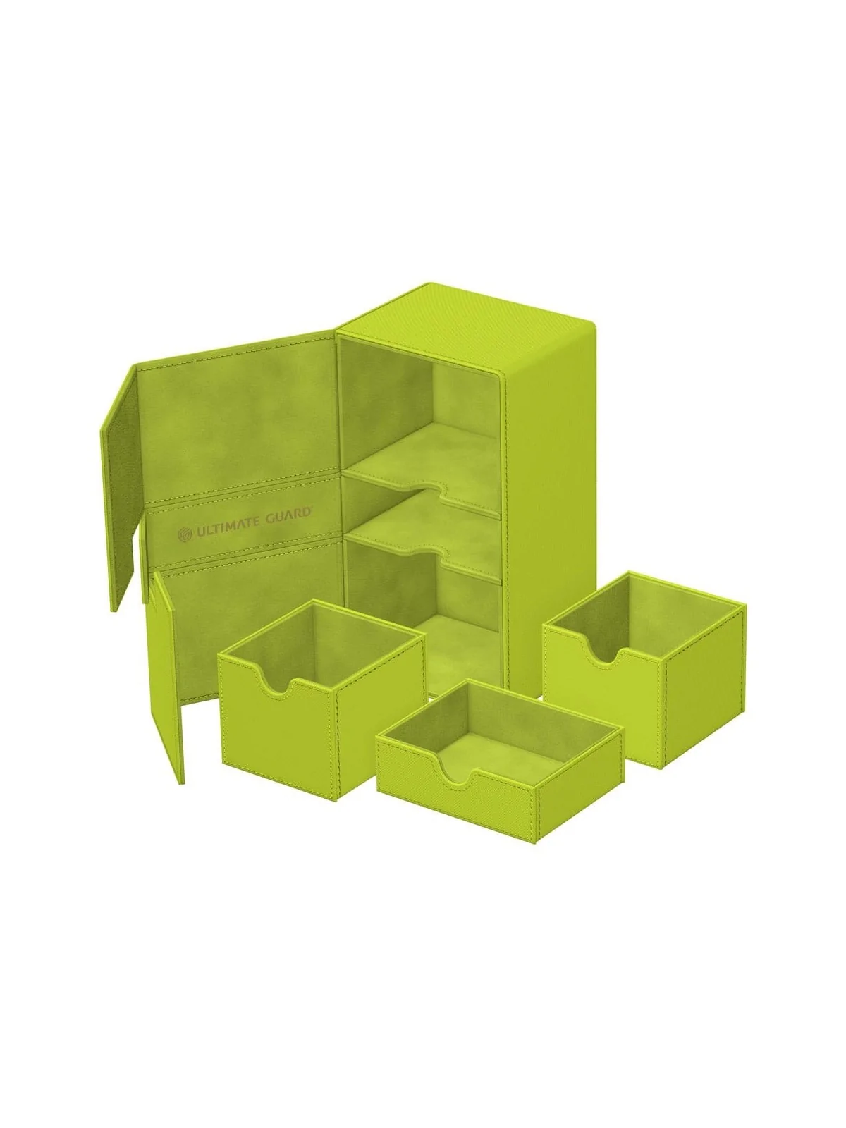 Ultimate Guard Twin Flip'n'Tray 200+ Xenoskin Summer Edition 2025 (Lime) de Ultimate Guard en Cajas para Cartas | La Cueva Roja