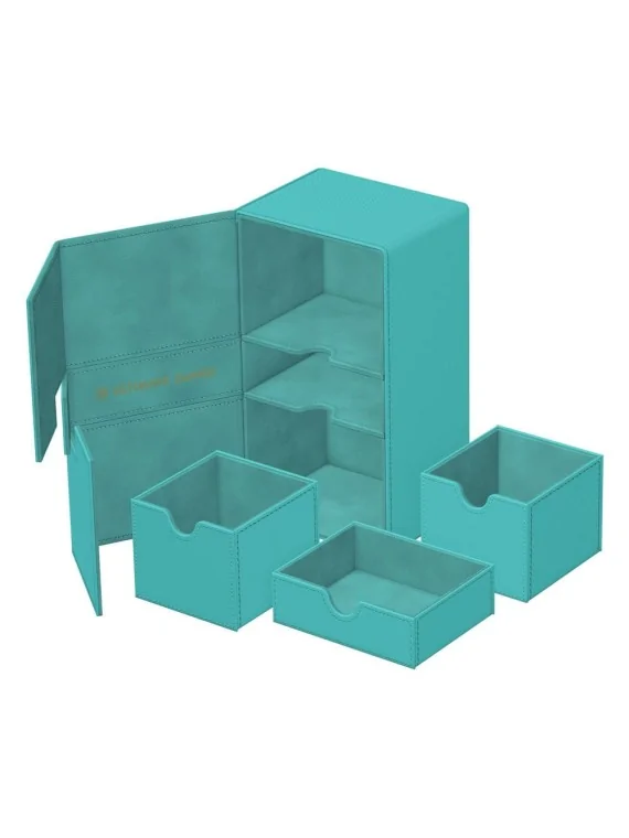 Ultimate Guard Twin Flip'n'Tray 200+ Xenoskin Summer Edition 2025 (Lagoon) de Ultimate Guard en Cajas para Cartas | La Cueva Roj