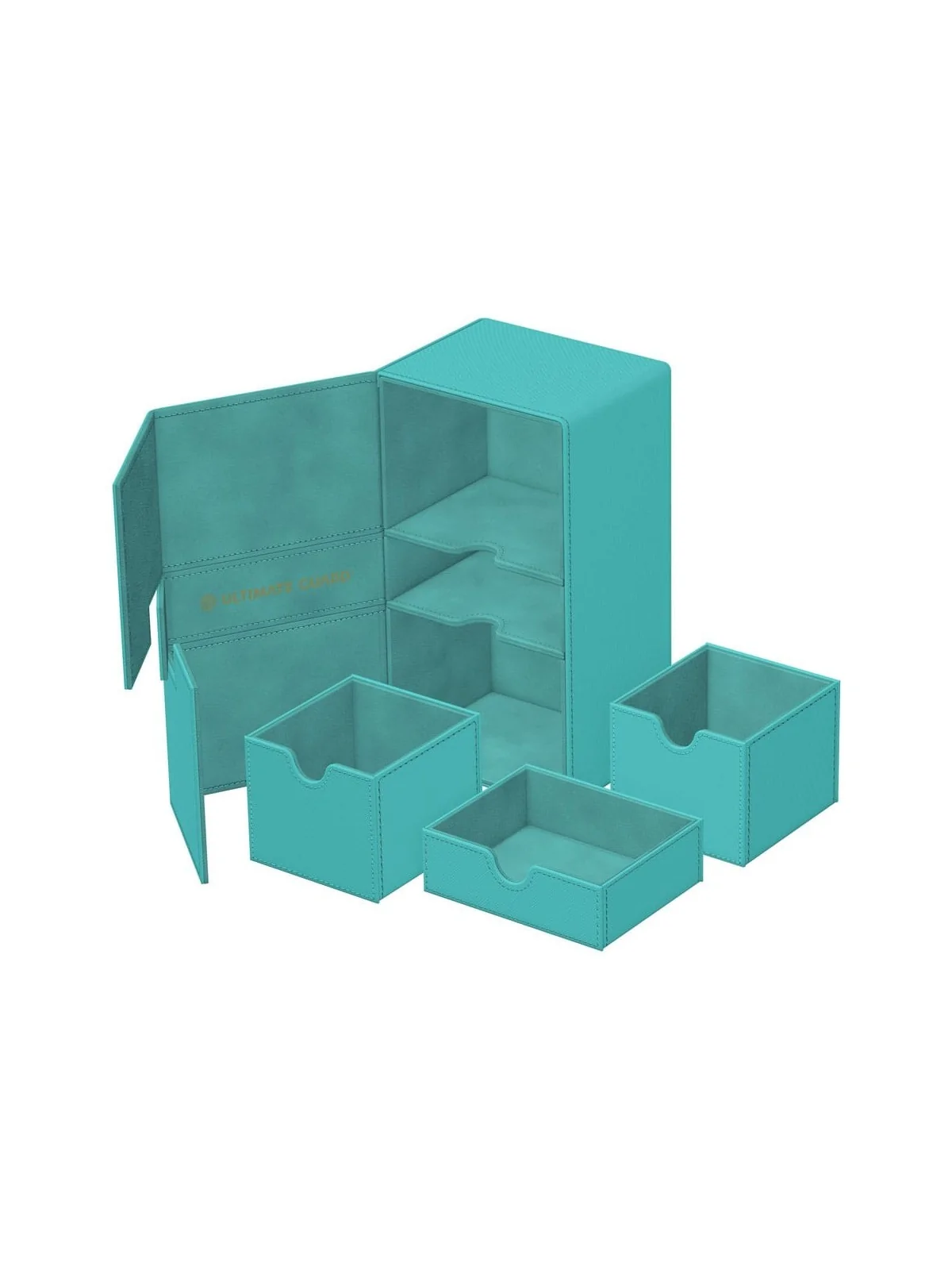 Ultimate Guard Twin Flip'n'Tray 200+ Xenoskin Summer Edition 2025 (Lagoon) de Ultimate Guard en Cajas para Cartas | La Cueva Roj