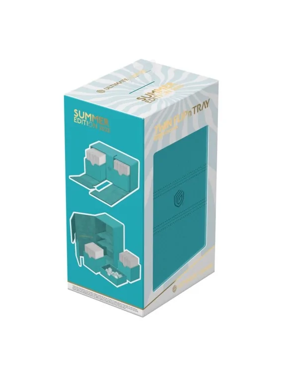 Ultimate Guard Twin Flip'n'Tray 200+ Xenoskin Summer Edition 2025 (Lagoon) de Ultimate Guard en Cajas para Cartas | La Cueva Roj