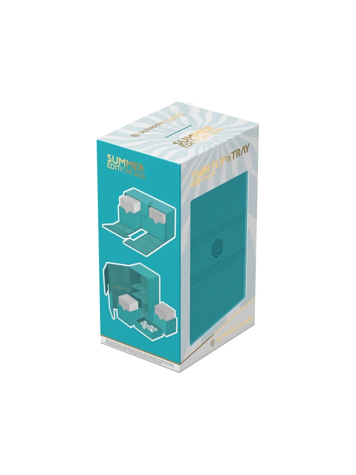 Ultimate Guard Twin Flip'n'Tray 200+ Xenoskin Summer Edition 2025 (Lagoon) de Ultimate Guard en Cajas para Cartas | La Cueva Roj