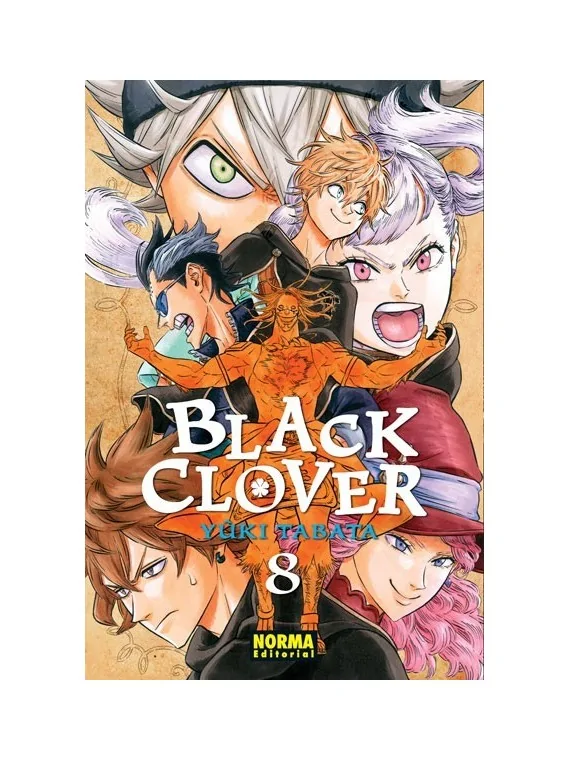 Black Clover 08 de Norma Editorial en Mangas | La Cueva Roja