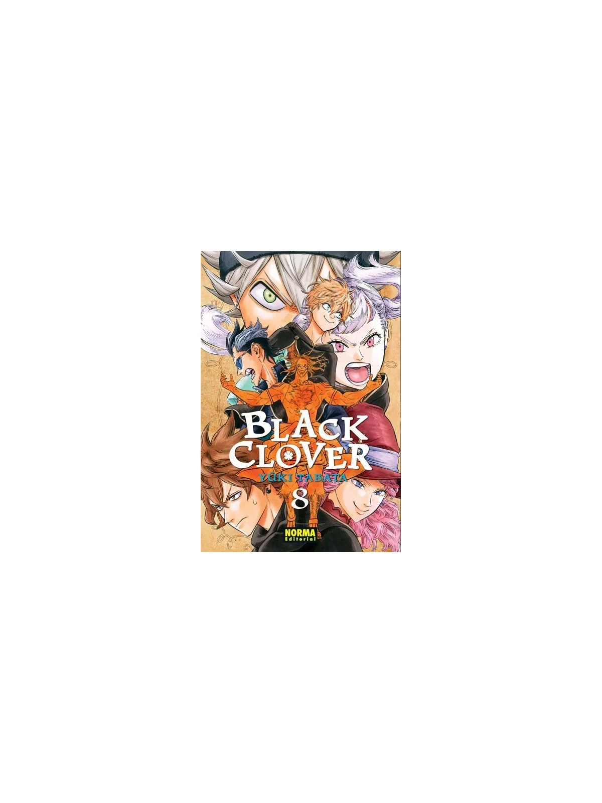 Black Clover 08 de Norma Editorial en Mangas | La Cueva Roja