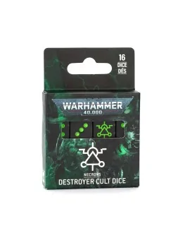 Necrons: Destroyer Cult Dice (49-47) de Games Workshop en WARHAMMER 40.000 | La Cueva Roja