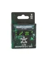 Necrons: Destroyer Cult Dice (49-47) de Games Workshop en WARHAMMER 40.000 | La Cueva Roja
