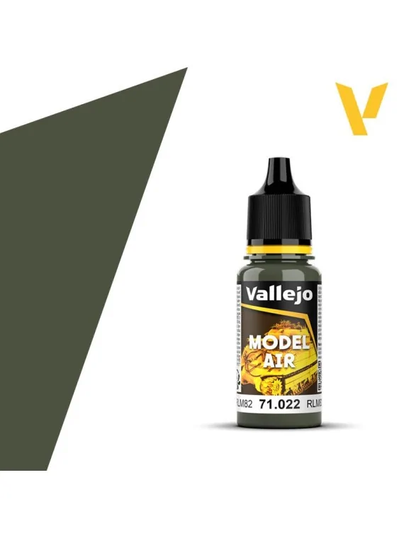 RLM82 Hellgrün Model Air Vallejo 18ml (71022) de Vallejo en Model Air | La Cueva Roja