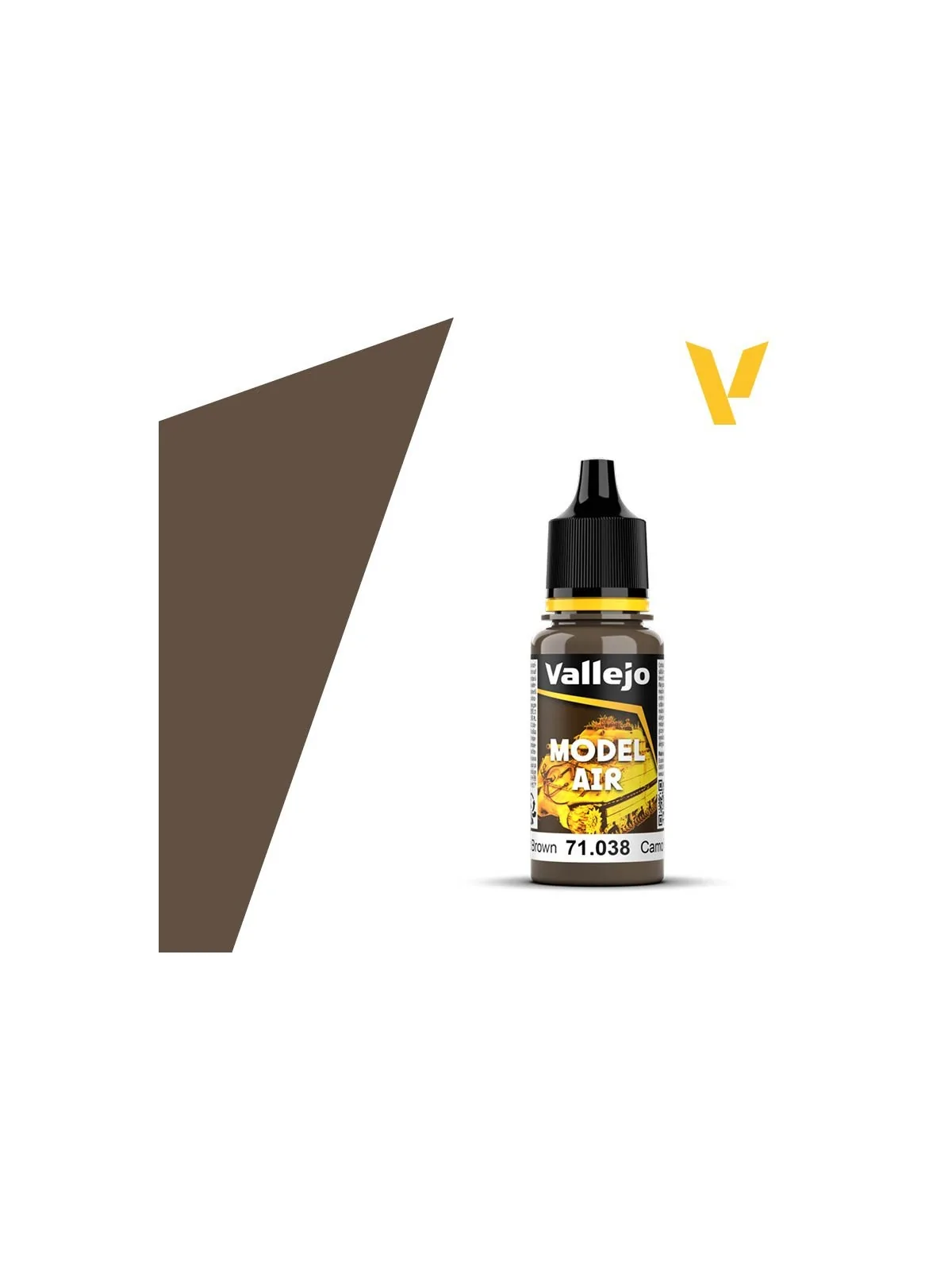 Camuflaje Pardo Medio Claro Model Air Vallejo 18ml (71038) de Vallejo en Model Air | La Cueva Roja