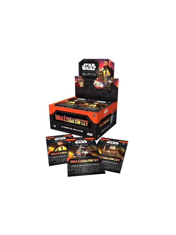 Star Wars Unlimited: Una Época sin Ley Expositor Sobres (24) ING de Fantasy Flight Games en Star Wars: Unlimited | La Cueva Roja