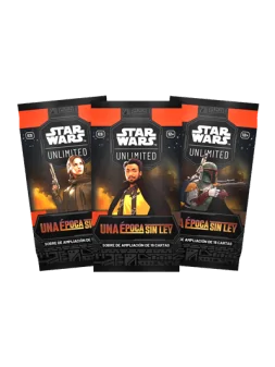 Star Wars Unlimited: Una Época sin Ley Expositor Sobres (24) ESP de Fantasy Flight Games en Star Wars: Unlimited | La Cueva Roja