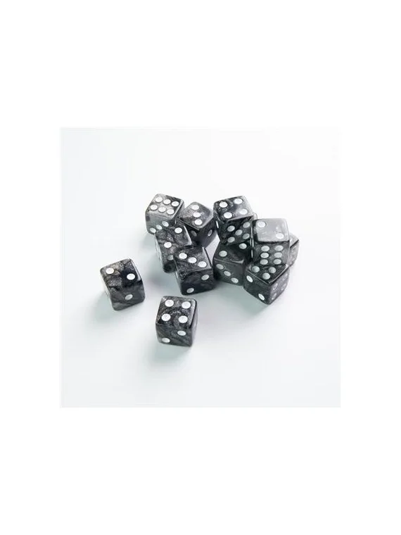 Moon D6 Dice Set 16 mm (12 pcs) de Gamegenic en Dados | La Cueva Roja