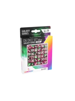 Aurora D6 Dice Set 12 mm (36 pcs) de Gamegenic en Dados | La Cueva Roja