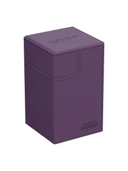 Ultimate Guard Flip'n'Tray 100+ XenoSkin Monocolor Violeta de Ultimate Guard en Cajas para Cartas | La Cueva Roja