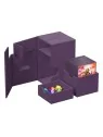 Ultimate Guard Flip'n'Tray 100+ XenoSkin Monocolor Violeta de Ultimate Guard en Cajas para Cartas | La Cueva Roja