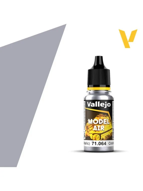 Cromo Metalizado Model Air Vallejo 18ml (71064) de Vallejo en Model Air | La Cueva Roja