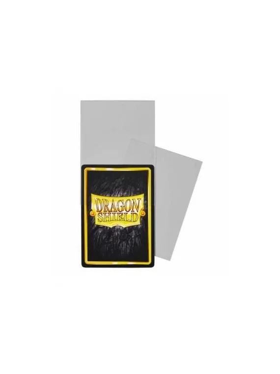 Dragon Shield: Standard Size Perfect Fit – Inner Sleeves – Thick Inner Clear (100) de Dragon Shield en Fundas | La Cueva Roja