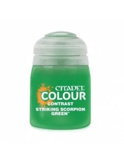 Warhammer Colour Contrast: Striking Scorpion Green (29-51) de Games Workshop en Warhammer Colour | La Cueva Roja