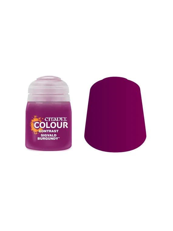 Warhammer Colour Contrast: Sigvald Burgundy (29-64) de Games Workshop en Warhammer Colour | La Cueva Roja