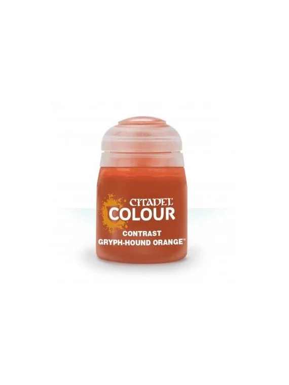 Warhammer Colour Contrast: Gryph-Hound Orange (29-11) de Games Workshop en Warhammer Colour | La Cueva Roja