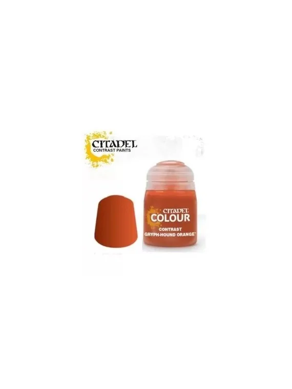 Warhammer Colour Contrast: Gryph-Hound Orange (29-11) de Games Workshop en Warhammer Colour | La Cueva Roja