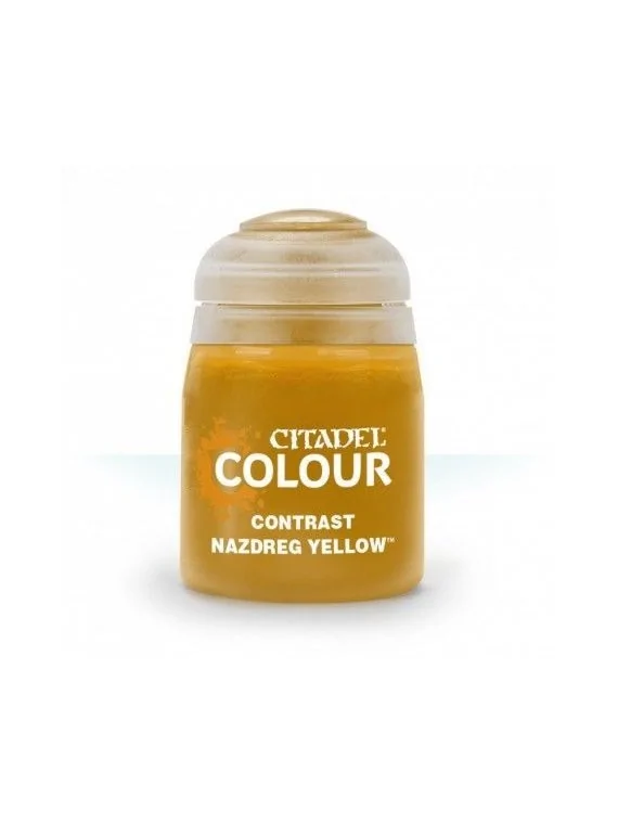 Warhammer Colour Contrast: Nazdreg Yellow (29-21) de Games Workshop en Warhammer Colour | La Cueva Roja