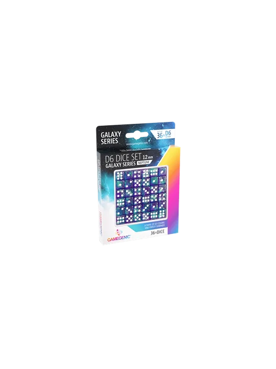 Neptune D6 Dice Set 12 mm (36 pcs) de Gamegenic en Dados | La Cueva Roja