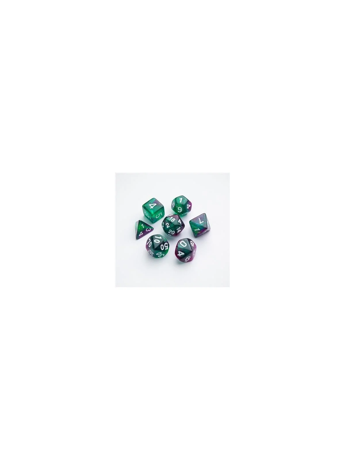 Aurora RPG Dice Set (7pcs) de Gamegenic en Dados | La Cueva Roja