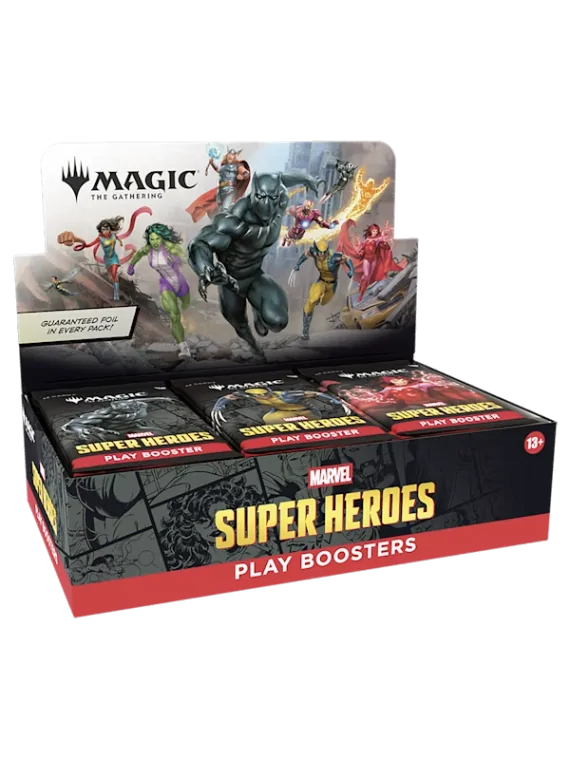 Magic the Gathering: Marvel Super Heroes Play Booster Display (30) (Castellano) de Wizards Of The Coast en Magic The Gathering |
