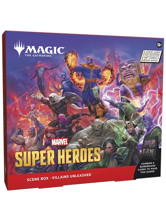 Magic the Gatherin Marvel Super Heroes Cajas de escena (2) (inglés) de Wizards Of The Coast en Magic The Gathering | La Cueva Ro