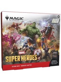 Magic the Gatherin Marvel Super Heroes Cajas de escena (2) (inglés) de Wizards Of The Coast en Magic The Gathering | La Cueva Ro