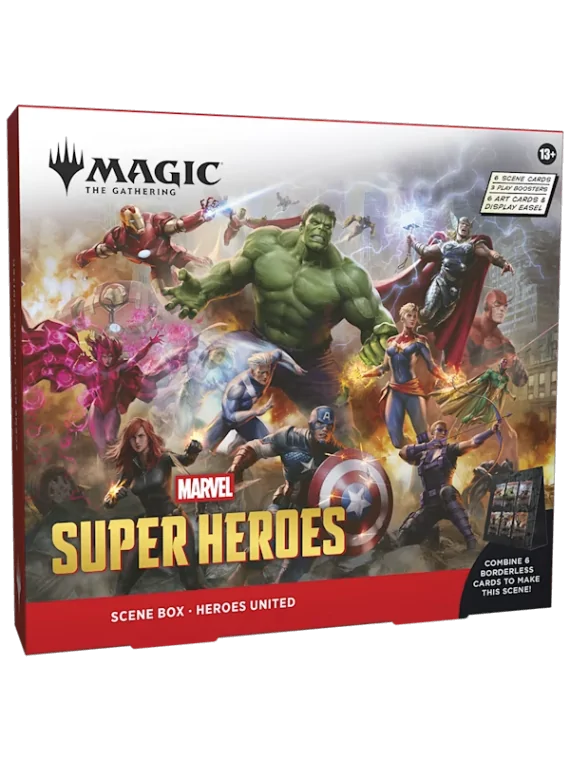 Magic the Gatherin Marvel Super Heroes Cajas de escena (2) (inglés) de Wizards Of The Coast en Magic The Gathering | La Cueva Ro