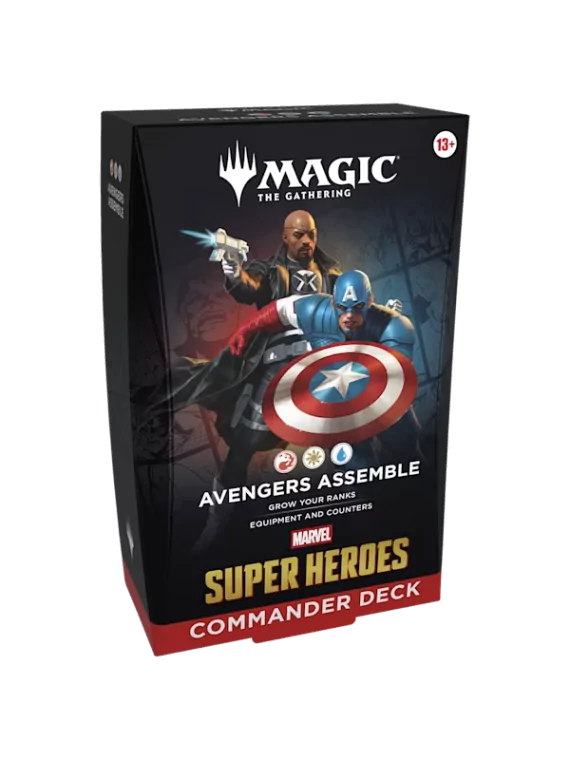 Magic the Gathering: Marvel Super Heroes Mazo de Commander - Packs 4 Mazos (Castellano) de Wizards Of The Coast en Magic The Gat