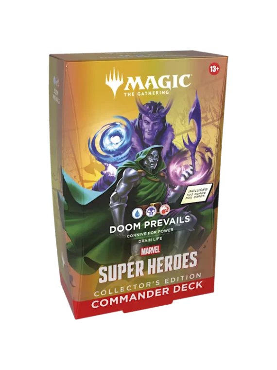 Magic the Gathering: Marvel Super Heroes Mazo de Commander Collector Edition - Packs 4 Mazos (Inglés) de Wizards Of The Coast en
