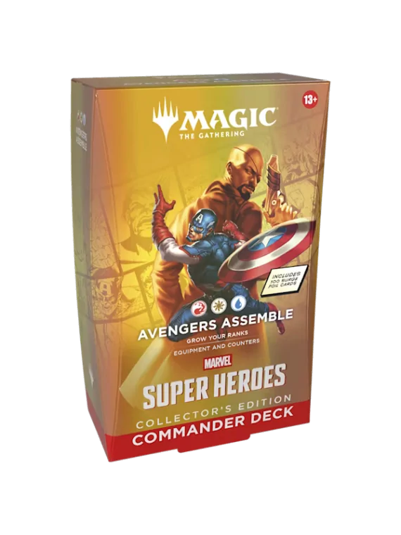Magic the Gathering: Marvel Super Heroes Mazo de Commander Collector Edition - Packs 4 Mazos (Inglés) de Wizards Of The Coast en