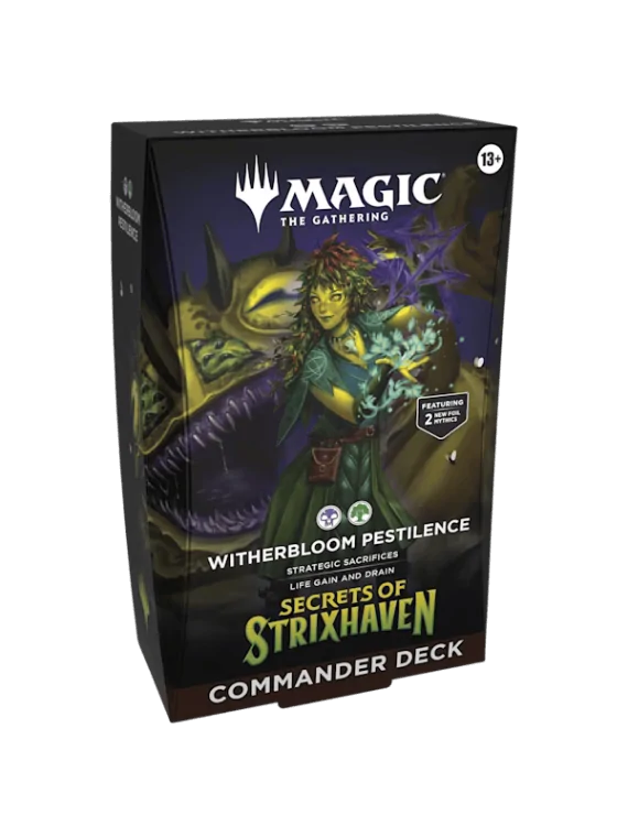 Magic the Gathering: Secrets of Strixhaven Mazos de Commander Pack 5 (Castellano) de Wizards Of The Coast en Magic The Gathering
