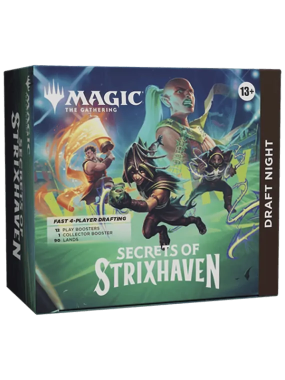 Magic the Gathering: Secrets of Strixhaven Draft Night (Inglés) de WizKids en Magic The Gathering | La Cueva Roja