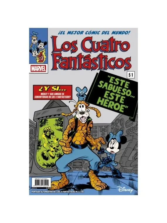 Los 4 Fantásticos (Portada Alternativa Disney Fantastic Four 51) 51 de Panini Comics en Cómics Americano | La Cueva Roja