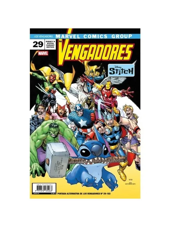 Los Vengadores (Portada Alternativa Disney Stitch) 29 de Panini Comics en Cómics Americano | La Cueva Roja