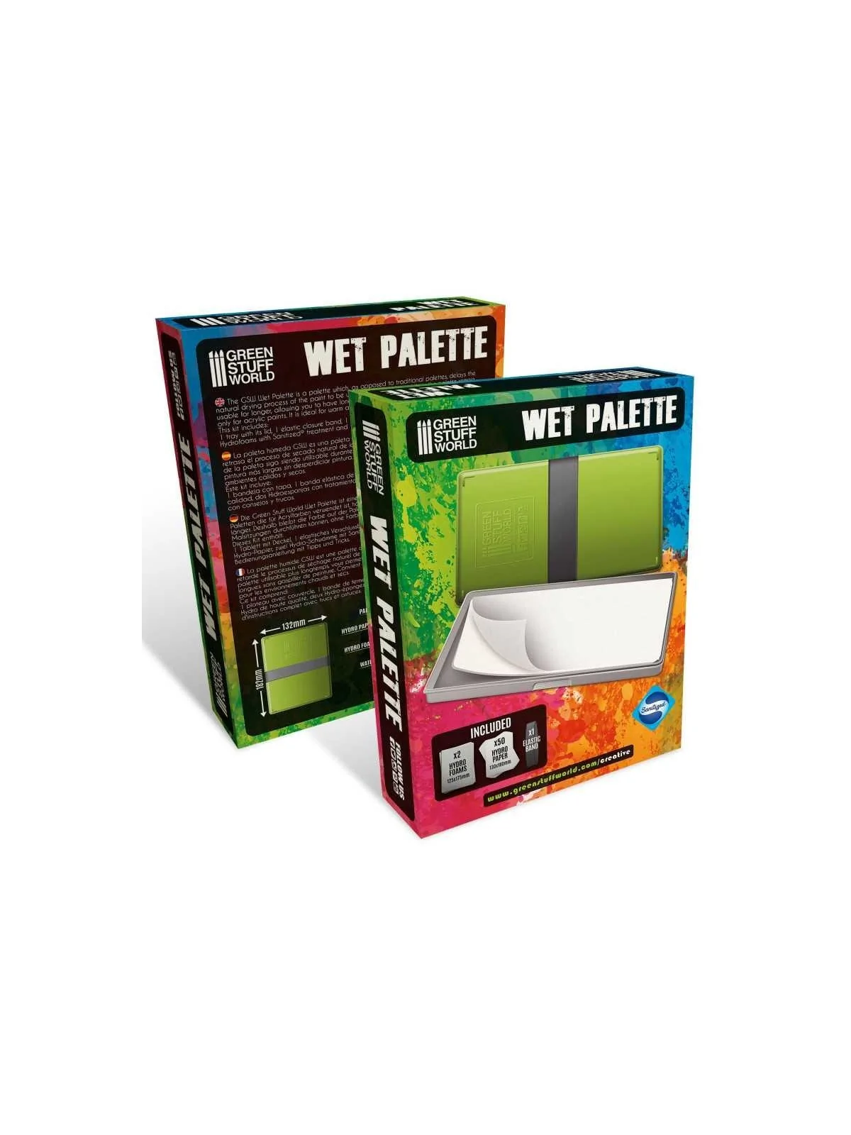 Paleta Humeda de Green Stuff World en Herramientas | La Cueva Roja