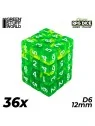 36 Dados D6 12mm: Verde/Amarillo Transparente de Green Stuff World en Dados | La Cueva Roja