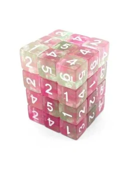 36 Dados D6 12mm: Rosa Claro de Green Stuff World en Dados | La Cueva Roja