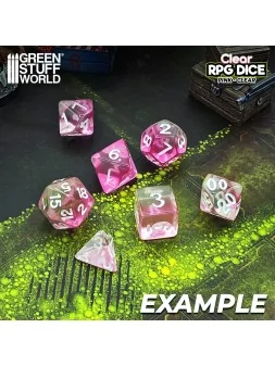36 Dados D6 12mm: Rosa Claro de Green Stuff World en Dados | La Cueva Roja