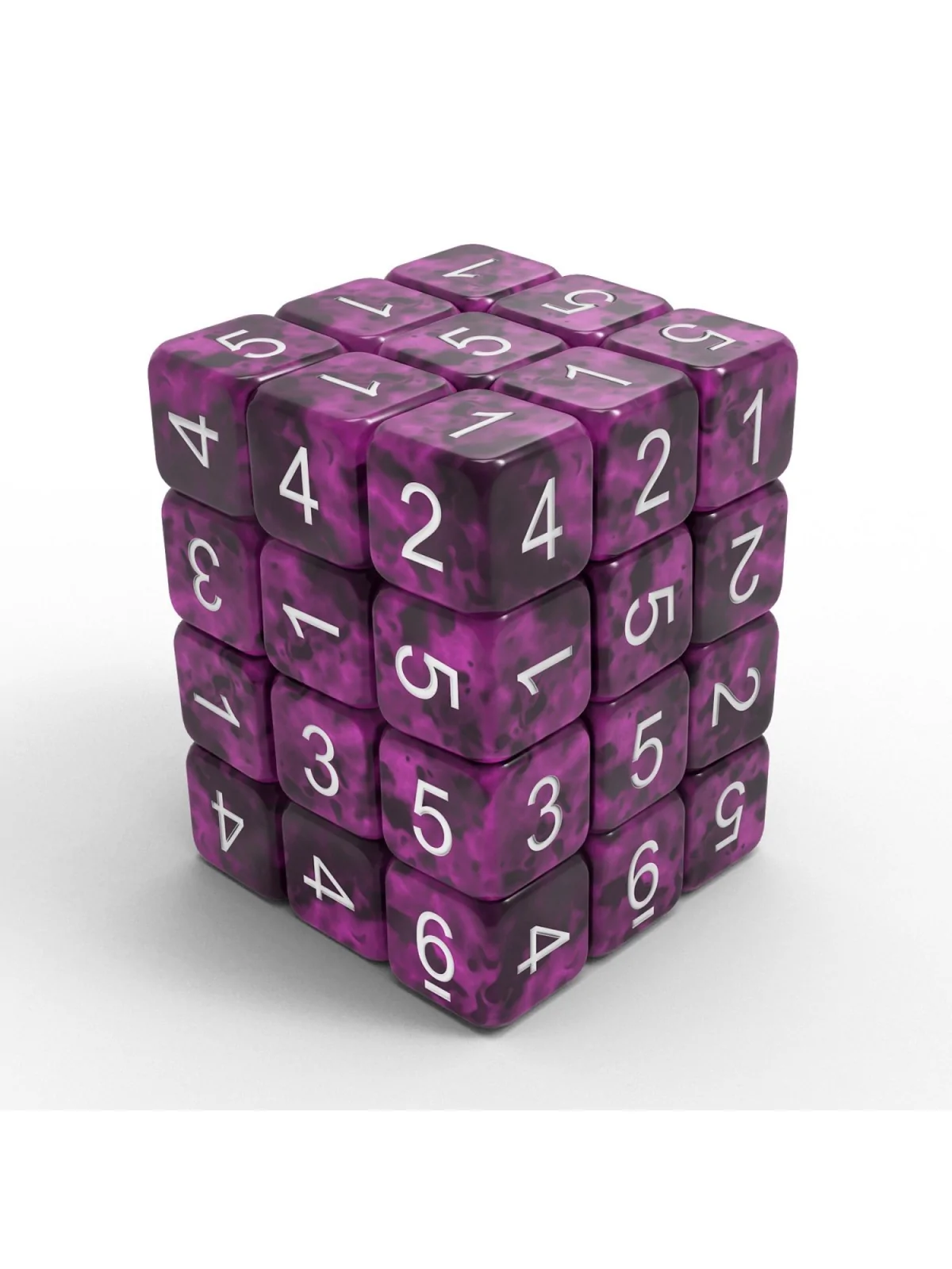 36 Dados D6 12mm: Violeta Negro de Green Stuff World en Dados | La Cueva Roja