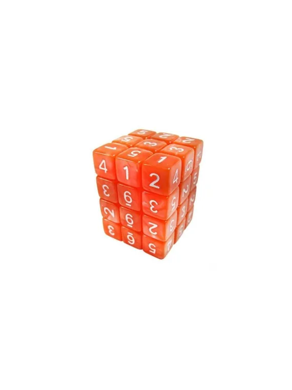36 Dados D6 12mm: Naranja de Green Stuff World en Dados | La Cueva Roja