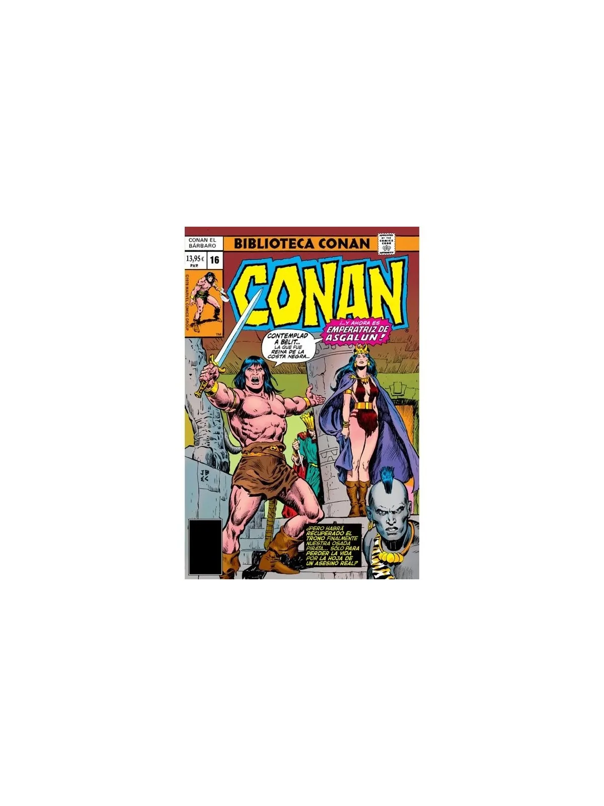 Biblioteca Conan el Bárbaro 16 de Panini Comics en Cómics Americano | La Cueva Roja