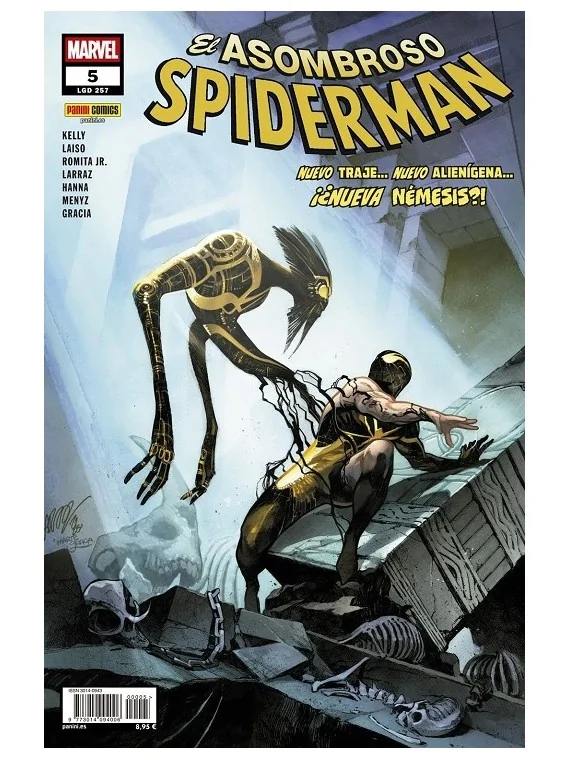 El Asombroso Spiderman 05: Nuevo Traje...Nuevo Alienígena...¡¿Nueva Némesis?! de Panini Comics en Cómics Americano | La Cueva Ro