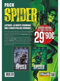 Pack The Spider Vol. 1 y 2 de DOLMEN EDITORIAL en Cómics Americano | La Cueva Roja