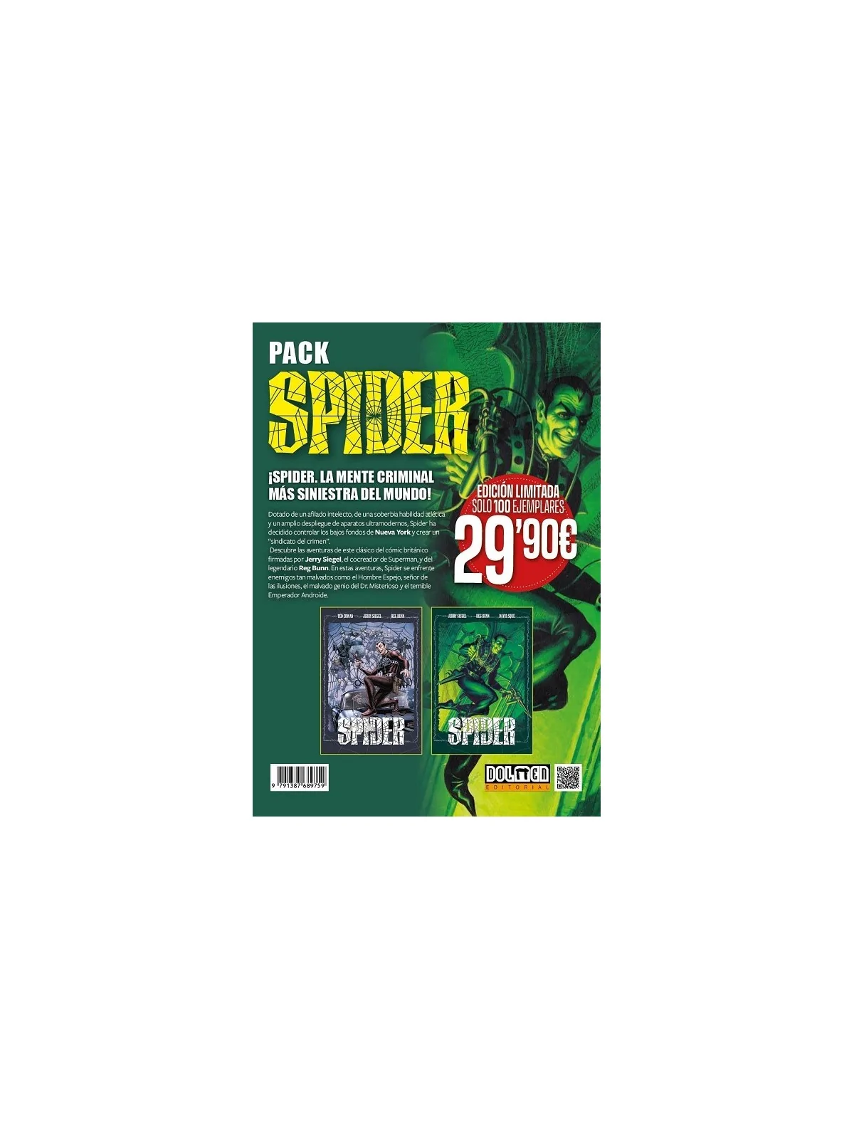 Pack The Spider Vol. 1 y 2 de DOLMEN EDITORIAL en Cómics Americano | La Cueva Roja